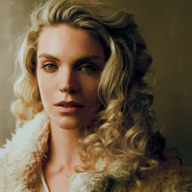 Sabrina Jurlina dramatic golden portrait